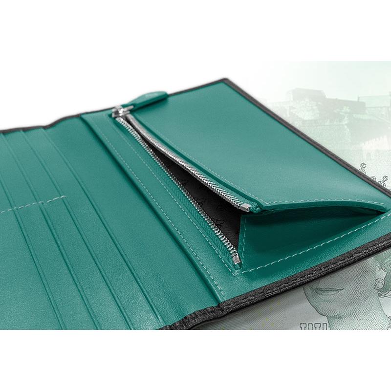 ETTINGER社公認正規販売店 ETTINGER エッティンガー 長財布タブ付き ST953AEJTAB スターリングコレクション LONG WALLET WITH ZIP / 小銭入れ付き長財布の画像