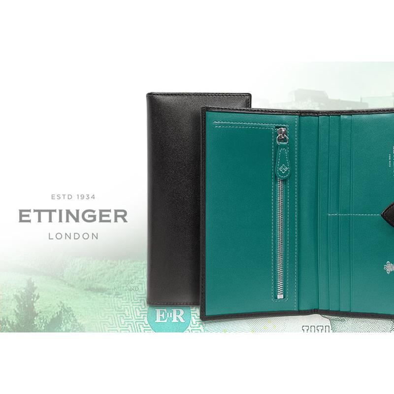 ETTINGER社公認正規販売店 ETTINGER エッティンガー 長財布タブ付き ST953AEJTAB スターリングコレクション LONG WALLET WITH ZIP / 小銭入れ付き長財布の画像