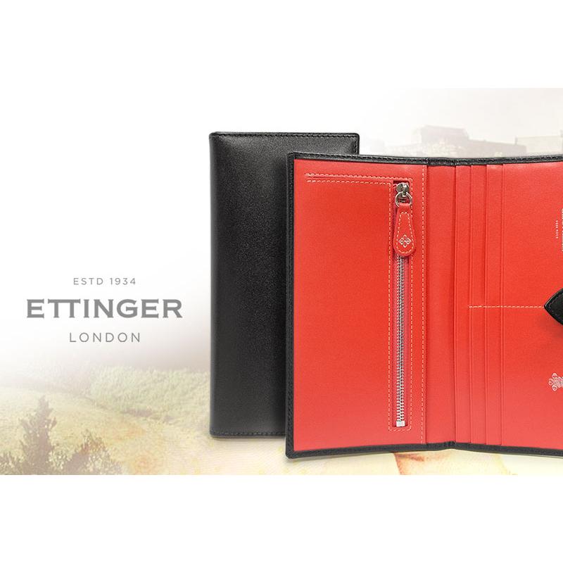 ETTINGER社公認正規販売店 ETTINGER エッティンガー 長財布タブ付き ST953AEJTAB スターリングコレクション LONG WALLET WITH ZIP / 小銭入れ付き長財布の画像