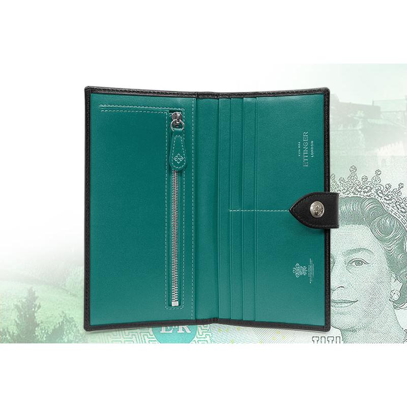 ETTINGER社公認正規販売店 ETTINGER エッティンガー 長財布タブ付き ST953AEJTAB スターリングコレクション LONG WALLET WITH ZIP / 小銭入れ付き長財布の画像