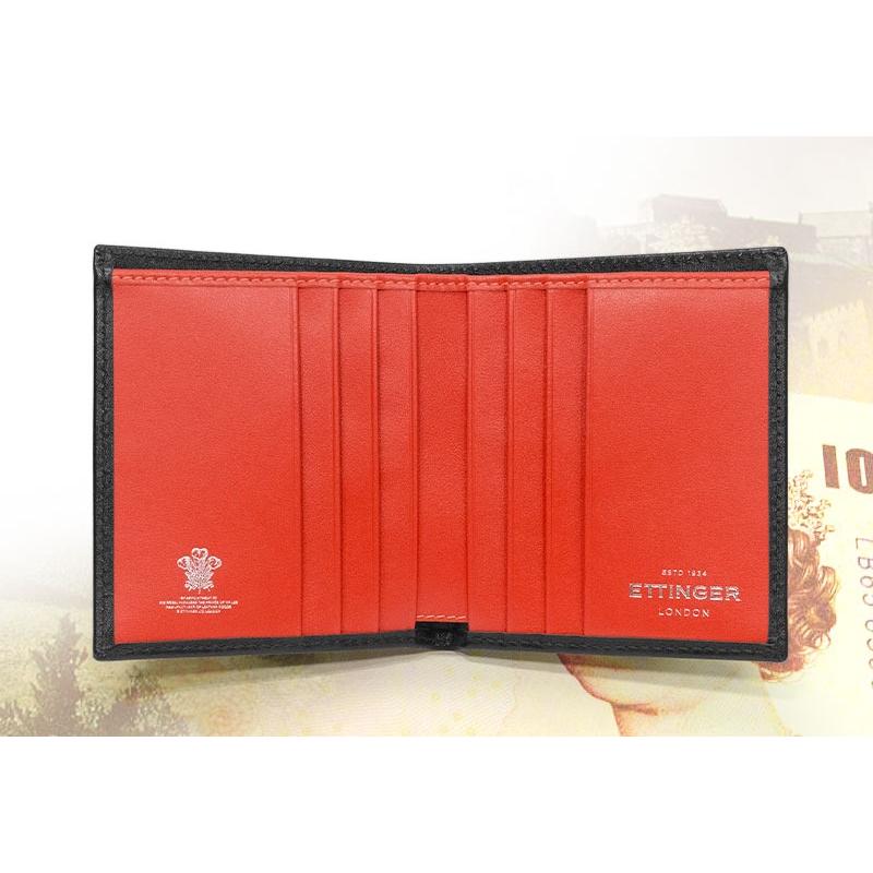 ETTINGER社公認正規販売店 ETTINGER / エッティンガー ミニウォレット  ST975BJ MINI WALLET 6C / C 二つ折り財布 スターリングコレクションの画像