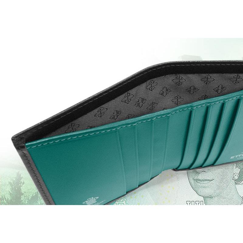 ETTINGER社公認正規販売店 ETTINGER / エッティンガー ミニウォレット  ST975BJ MINI WALLET 6C / C 二つ折り財布 スターリングコレクションの画像