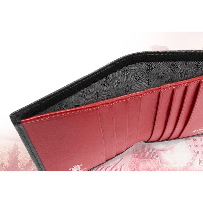 ETTINGER社公認正規販売店 ETTINGER / エッティンガー ミニウォレット  ST975BJ MINI WALLET 6C / C 二つ折り財布 スターリングコレクションの画像
