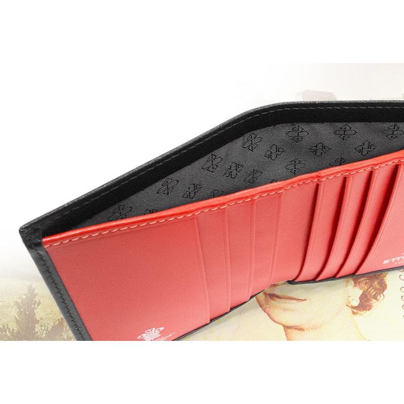 ETTINGER社公認正規販売店 ETTINGER / エッティンガー ミニウォレット  ST975BJ MINI WALLET 6C / C 二つ折り財布 スターリングコレクションの画像