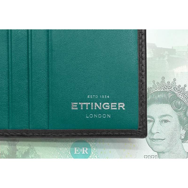 ETTINGER社公認正規販売店 ETTINGER / エッティンガー ミニウォレット  ST975BJ MINI WALLET 6C / C 二つ折り財布 スターリングコレクションの画像