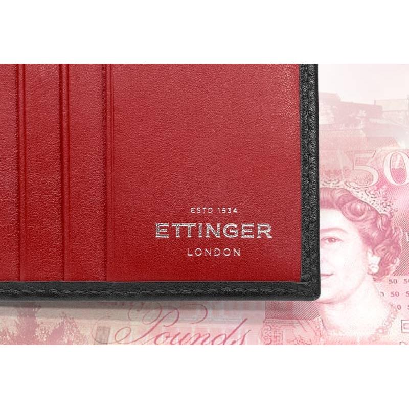 ETTINGER社公認正規販売店 ETTINGER / エッティンガー ミニウォレット  ST975BJ MINI WALLET 6C / C 二つ折り財布 スターリングコレクションの画像