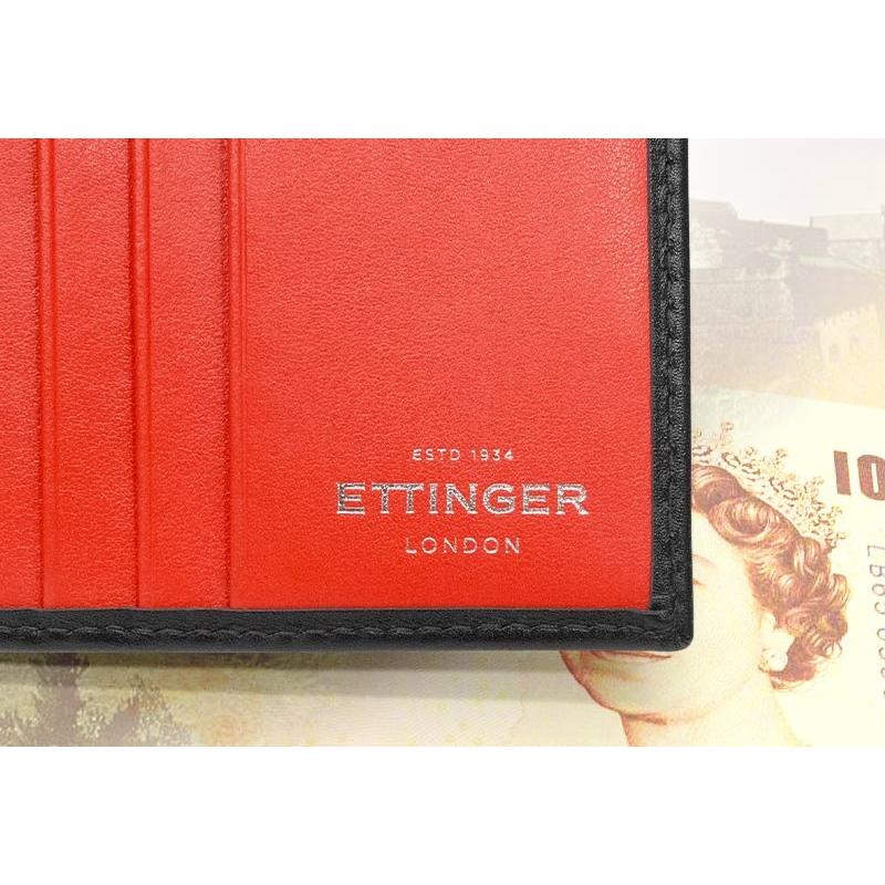 ETTINGER社公認正規販売店 ETTINGER / エッティンガー ミニウォレット  ST975BJ MINI WALLET 6C / C 二つ折り財布 スターリングコレクションの画像