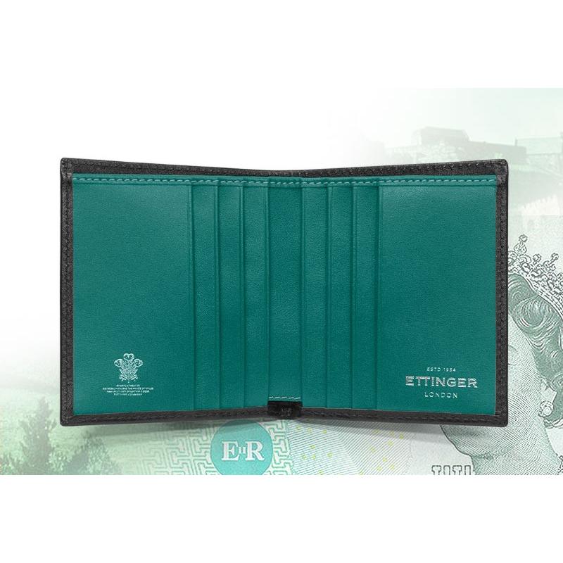 ETTINGER社公認正規販売店 ETTINGER / エッティンガー ミニウォレット  ST975BJ MINI WALLET 6C / C 二つ折り財布 スターリングコレクションの画像