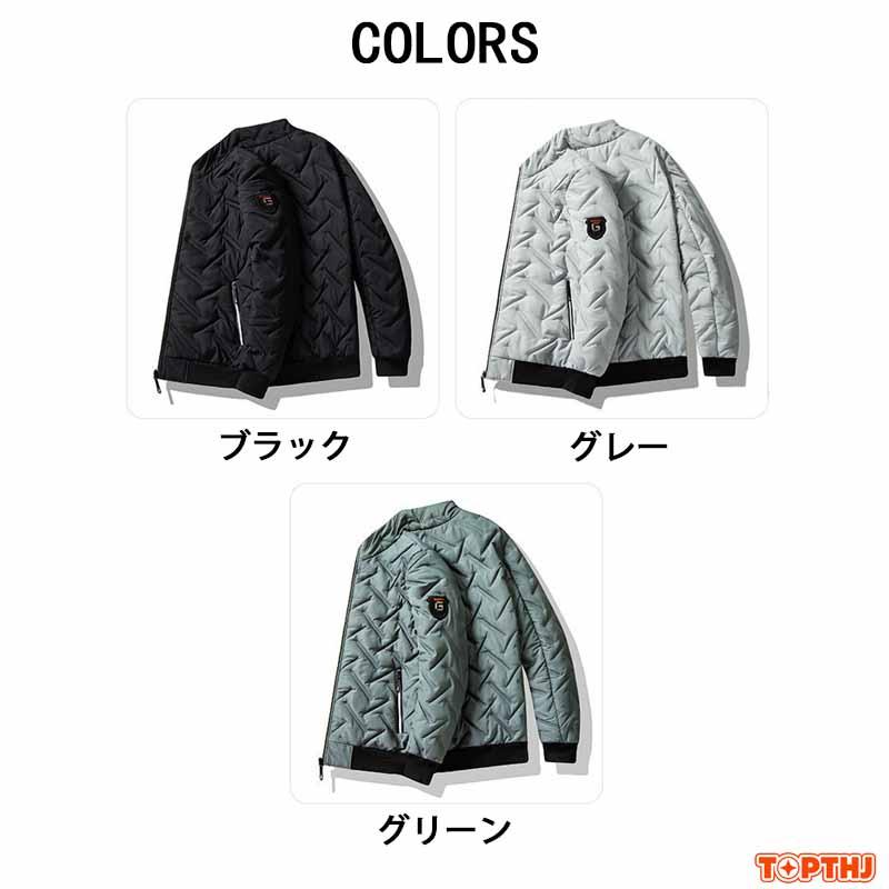 キルティングジャケット メンズ ブルゾン アウター 中綿ジャケット