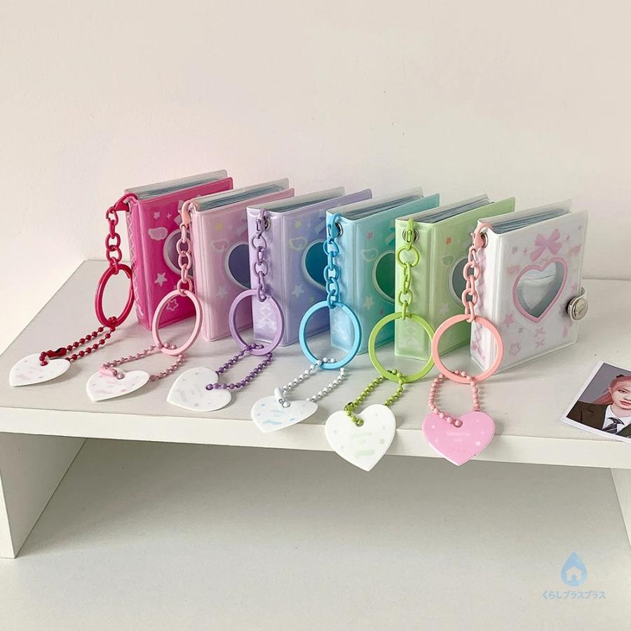 ミニシール帳 6個入り キーホルダー DIY 手作り 6.5*5.4 2インチ ト