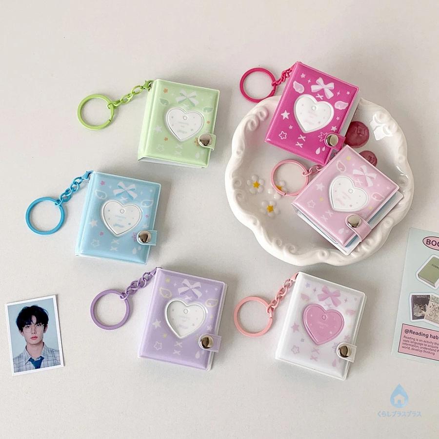 ミニシール帳 6個入り キーホルダー DIY 手作り 6.5*5.4 2インチ ト