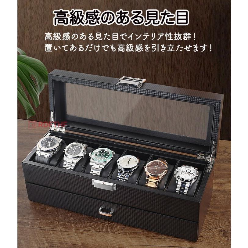 腕時計収納ケース 6本収納 腕時計ケース 時計ケース 腕時計収納