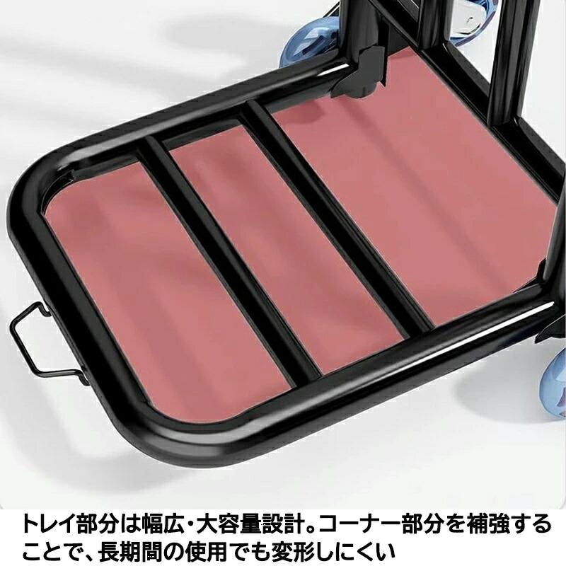 階段登れる キャリーカート6輪台車 台車 コンパクト折りたたみ式 軽量