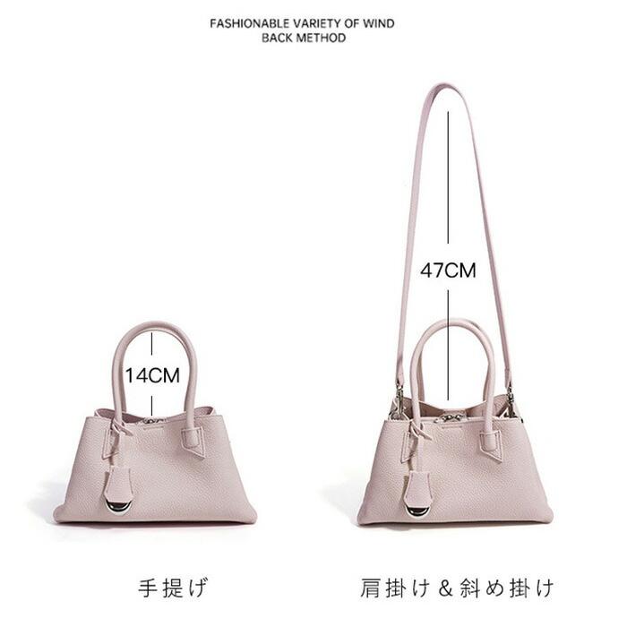 レディース 本革 バケツバッグ 2WAY 牛革 ハンドバッグ ショルダーバッグ 斜めがけ 大容量 ブラック セレモニー 通勤 オフィス きれいめ 上品 お仕事バッグの画像
