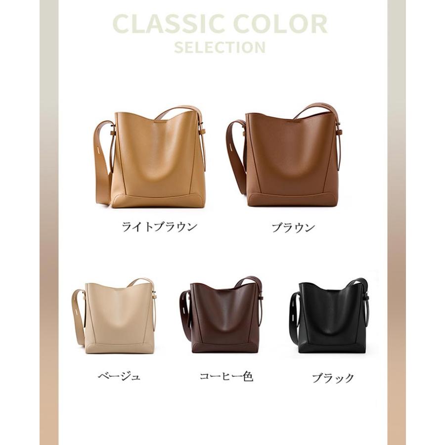 ショルダーバッグ レディース 斜めがけ 軽量 撥水 フェイクレザー
