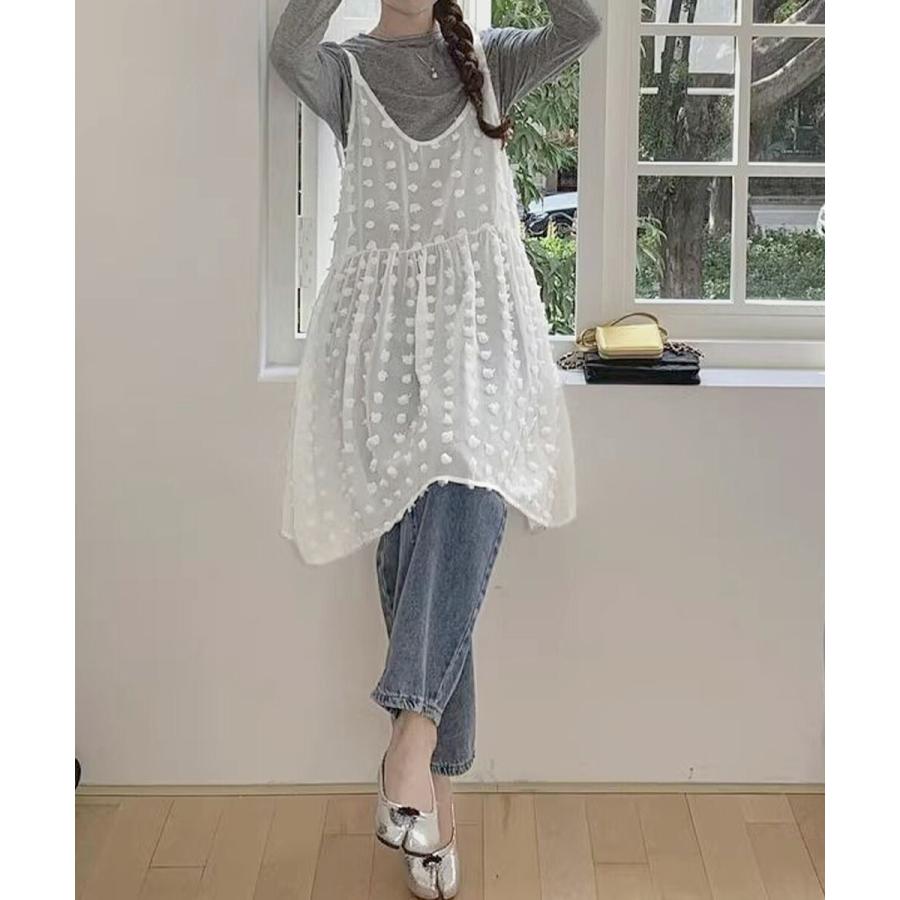 ☆専用☆3L☆ドット柄 キャミチュニック 楽天市場】チュニック（柄
