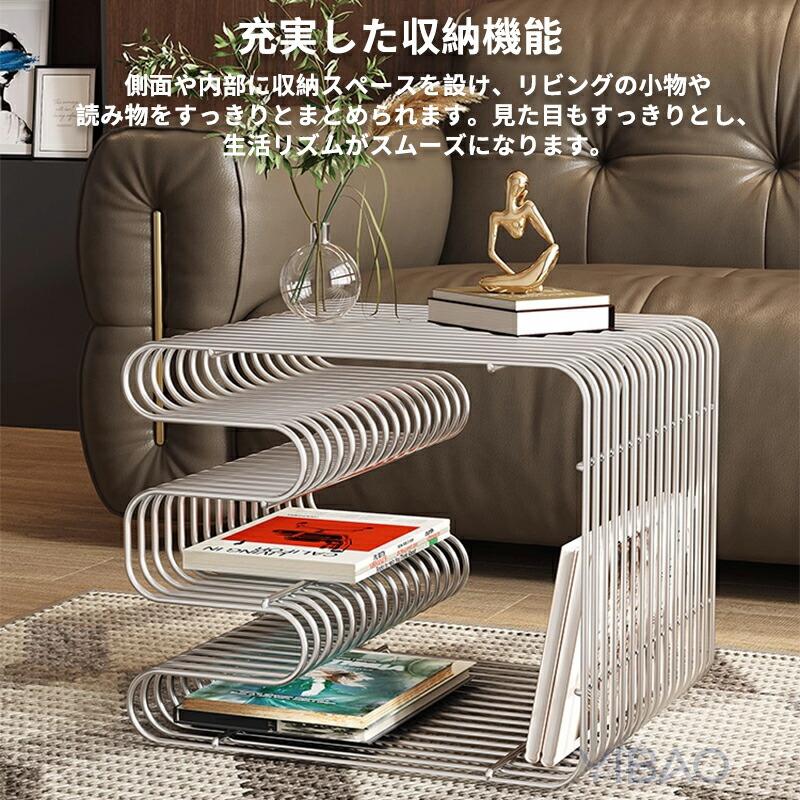マガジンラック マガジンホルダー ニュースペーパースタンド スタンド ウェーブ 本 絵本 雑誌 本ラック 雑誌ラック ブックラック シルバー スチール インテリア