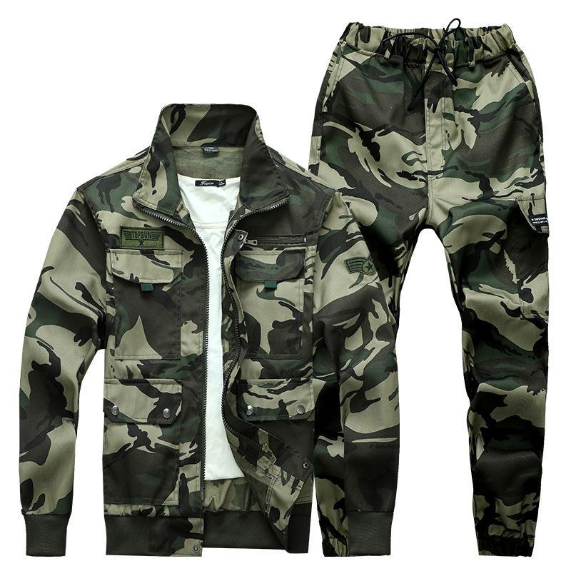 ミリタリー　ジャケット　パンツ　上下セット　迷彩　US アメリカ軍 迷彩服 セットアップ メンズ 上下セット 作業服 迷彩柄 カーゴパンツ