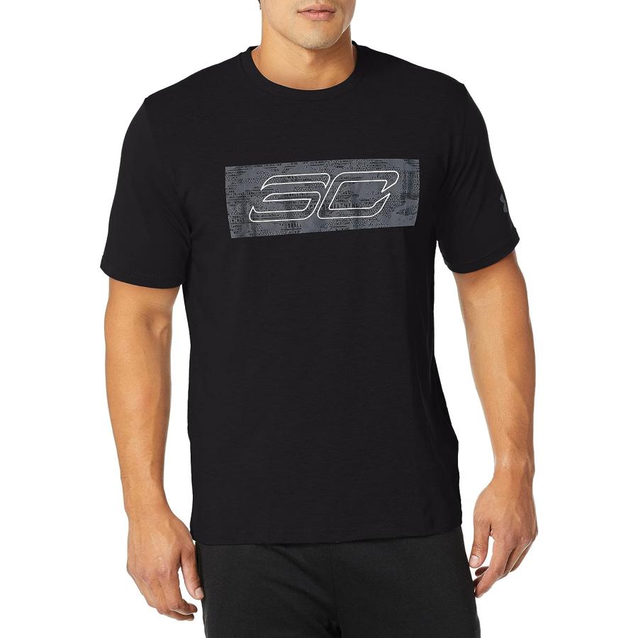 UNDER ARMOUR NBA Tシャツ カリー ウォリアーズ 黒 メンズ