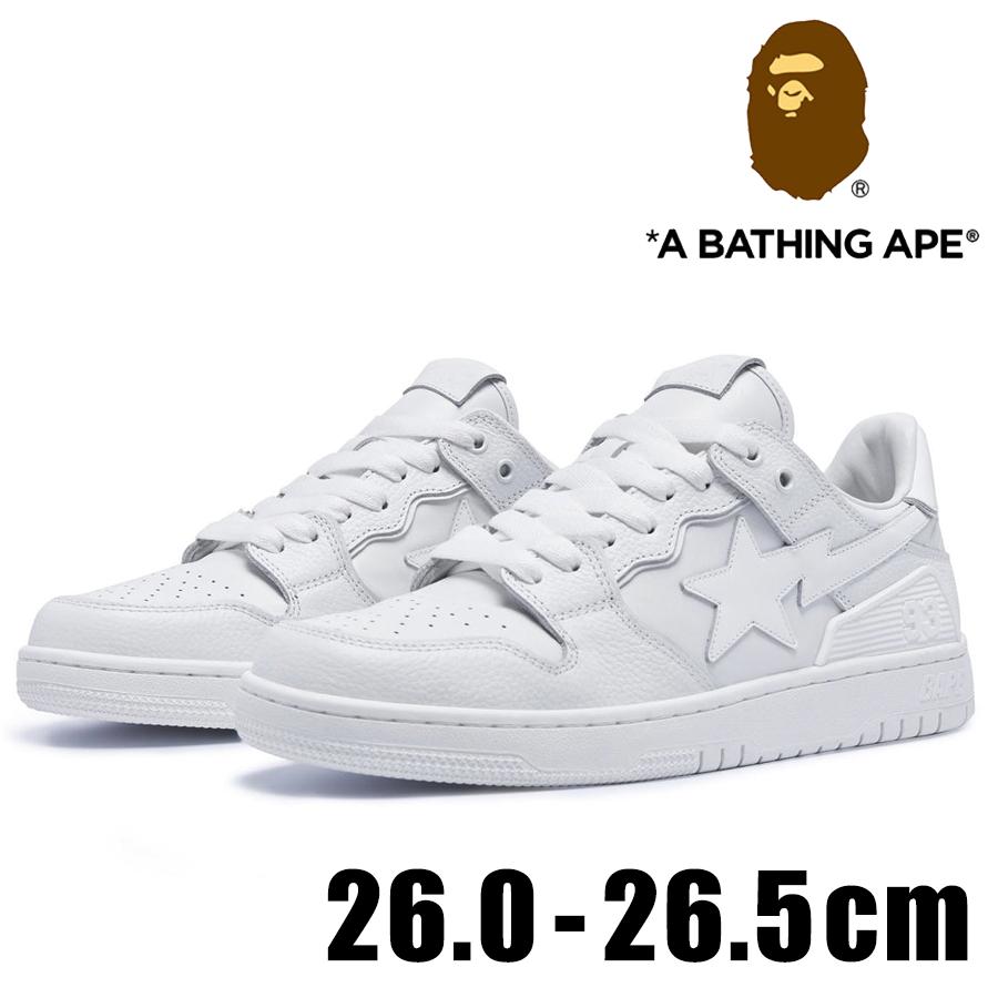 A BATHING APE BAPE SK8 STA 3 M 1I70191010 メンズ ホワイト 白 A BATHING APE BAPE SK8 STA 3 M 1I70191010 メンズ ホワイト 白