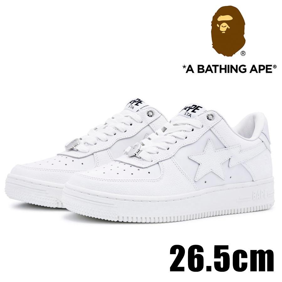 A BATHING APE BAPE STA 6 M 1J30 191 013 メンズ ホワイト 白 A BATHING APE BAPE STA 6 M 1J30 191 013 メンズ ホワイト 白