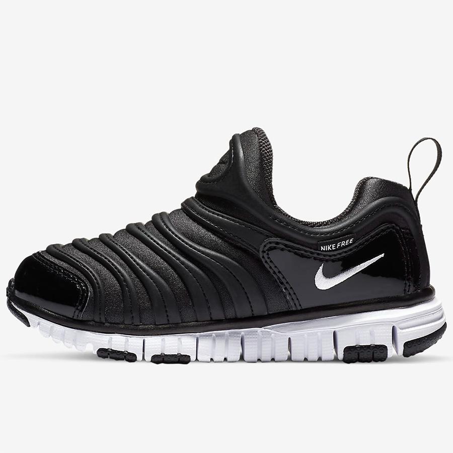 新品 Nike ダイナモ スニーカー 343738-013 ブラック 21cm NIKE ナイキ スリッポン ダイナモフリー PS 343738 013 キッズ
