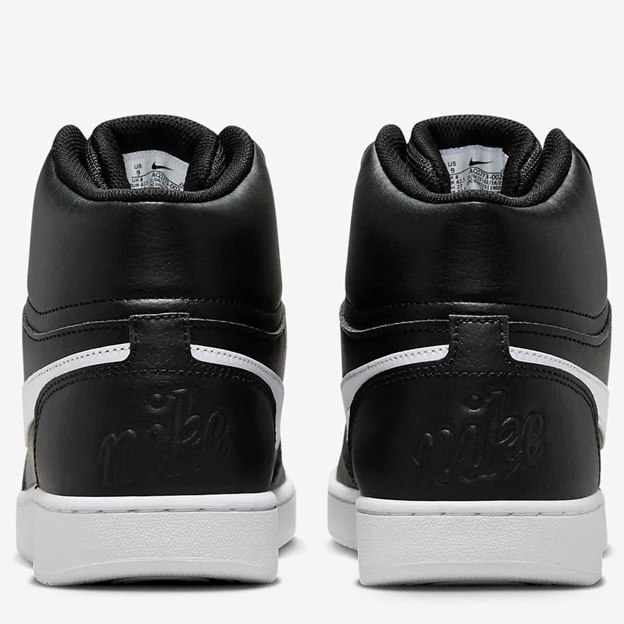 NIKE（ナイキ） スニーカー EBERNON MID AQ1773 002 メンズ 黒 白 