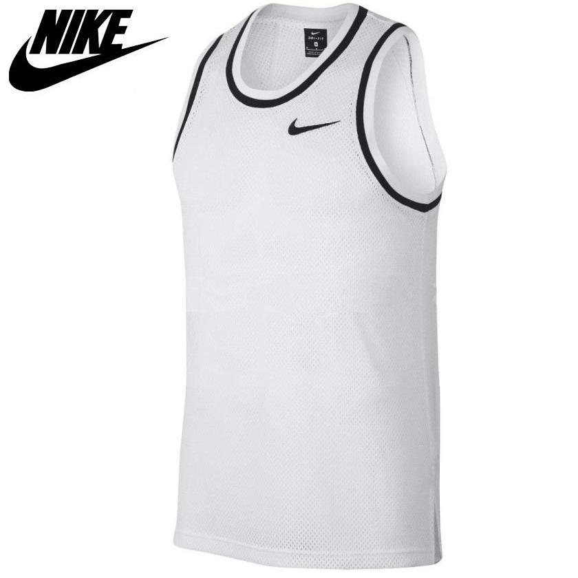 NIKE バスケット タンクトップ ノースリーブ 白 ナイキ DRI-FIT クラシック ジャージ AQ5592 100 メンズ