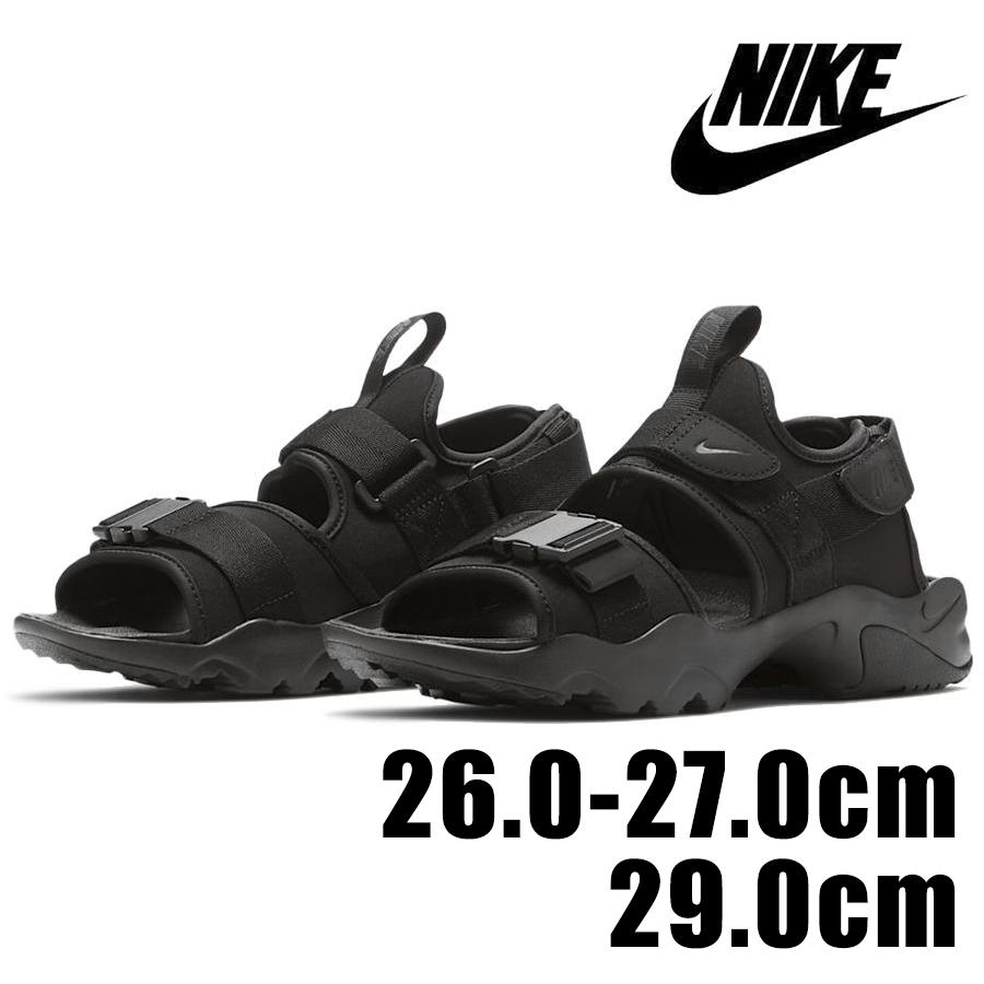 NIKE（ナイキ） キャニオン CI8797 001 サンダル メンズ ブラック 黒