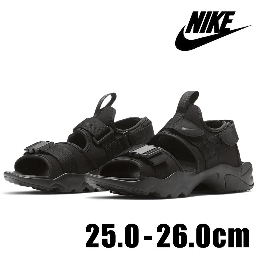 NIKE（ナイキ） キャニオン CI8797 001 サンダル メンズ ブラック 黒