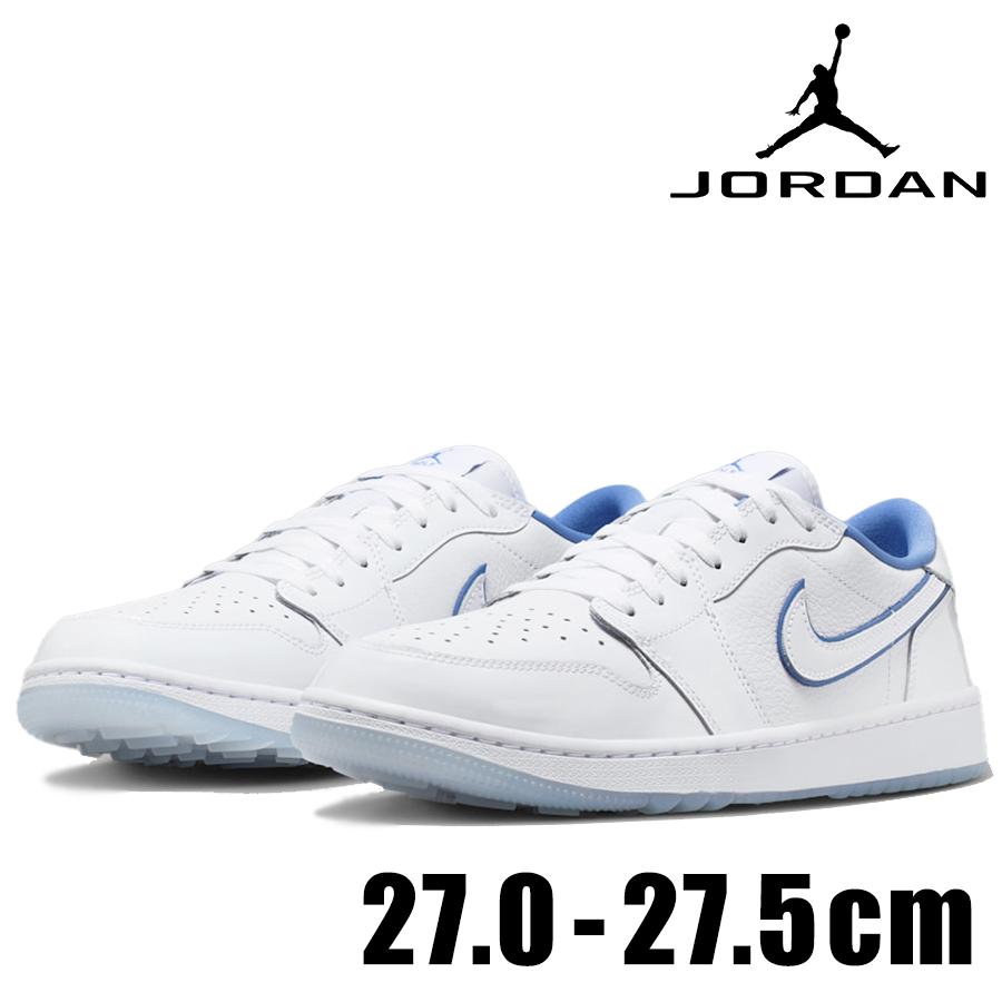 ジョーダン ゴルフシューズ ホワイト/ブルー エア ジョーダン 1 NIKE ナイキ LOW G DD9315 118 ゴルフ シューズ