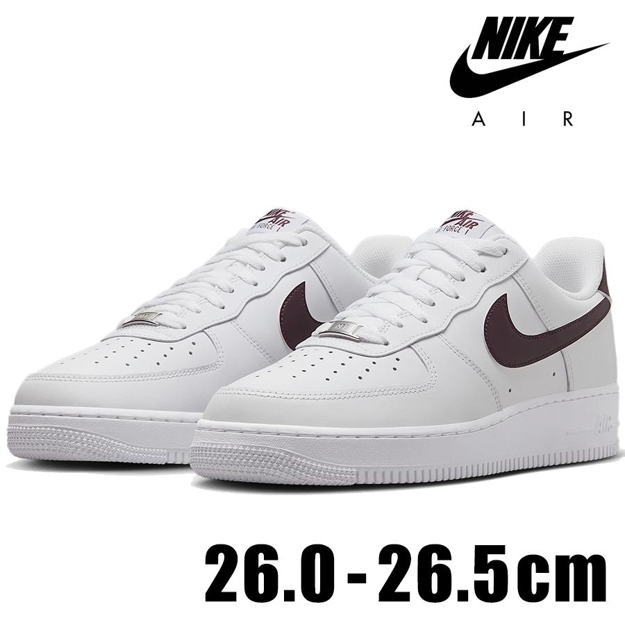 Nike Air Force 1 ホワイト/バーガンディ NIKE AIR FORCE 1 '07 WHITE/BURGUNDY CRUSH/WHITE – mita sneakers