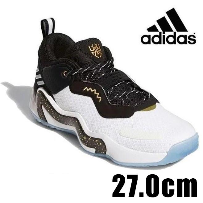 adidas バスケットシューズ gv7259 D.O.N. ISSUE 3 ブラック ホワイト