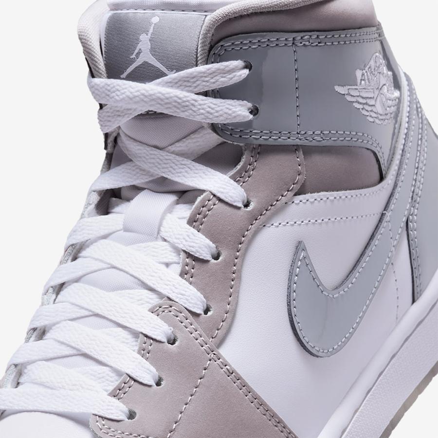 エア ジョーダン 1 NIKE AIR JORDAN MID SE HF3216 100 メンズ グレー