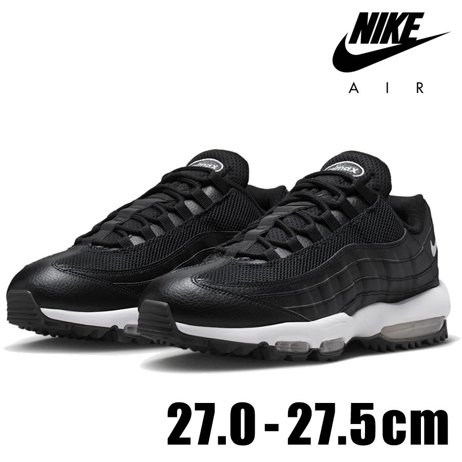 ナイキ ゴルフ 27cm エアマックス 1 G シューズ スパイク 靴 黒 エア マックス 95 NIKE G HV4696 002 メンズ ブラック 黒 ゴルフ