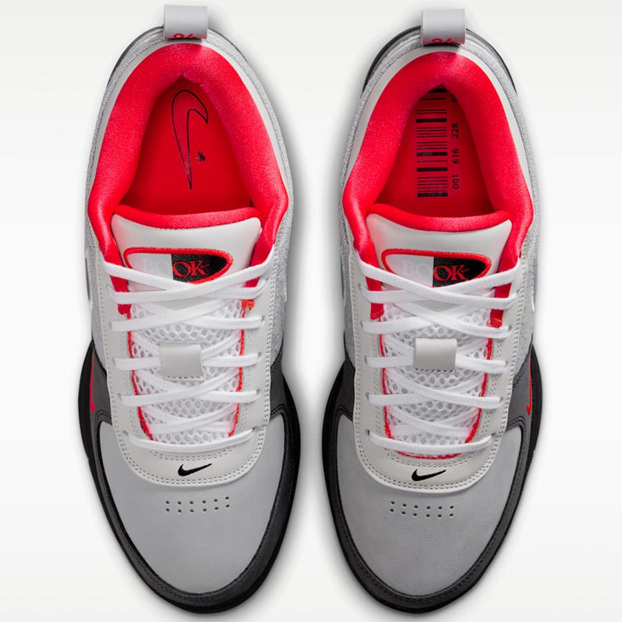 NIKE（ナイキ） NIKE BOOK 1 Solar Red EP IR0839 001 メンズ グレー