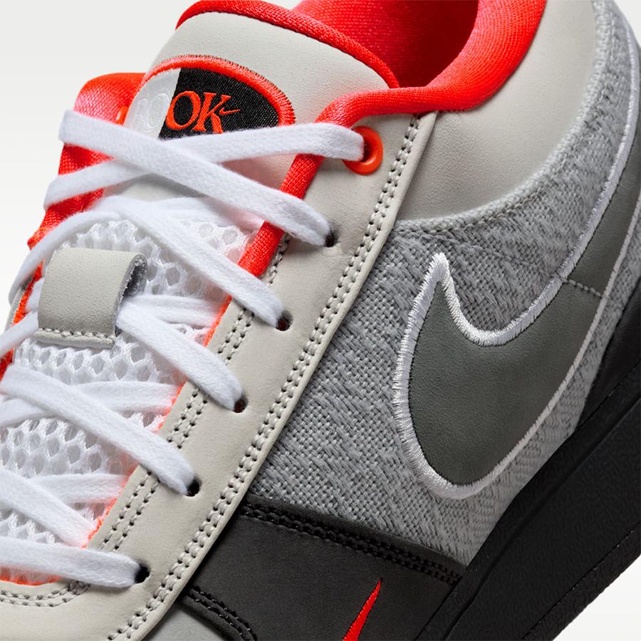NIKE（ナイキ） NIKE BOOK 1 Solar Red EP IR0839 001 メンズ グレー