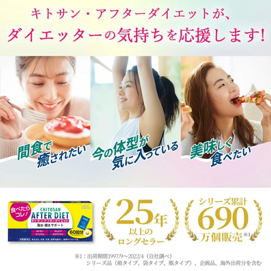 メタボリック サプリメント 2箱セット キトサン アフター ダイエット
