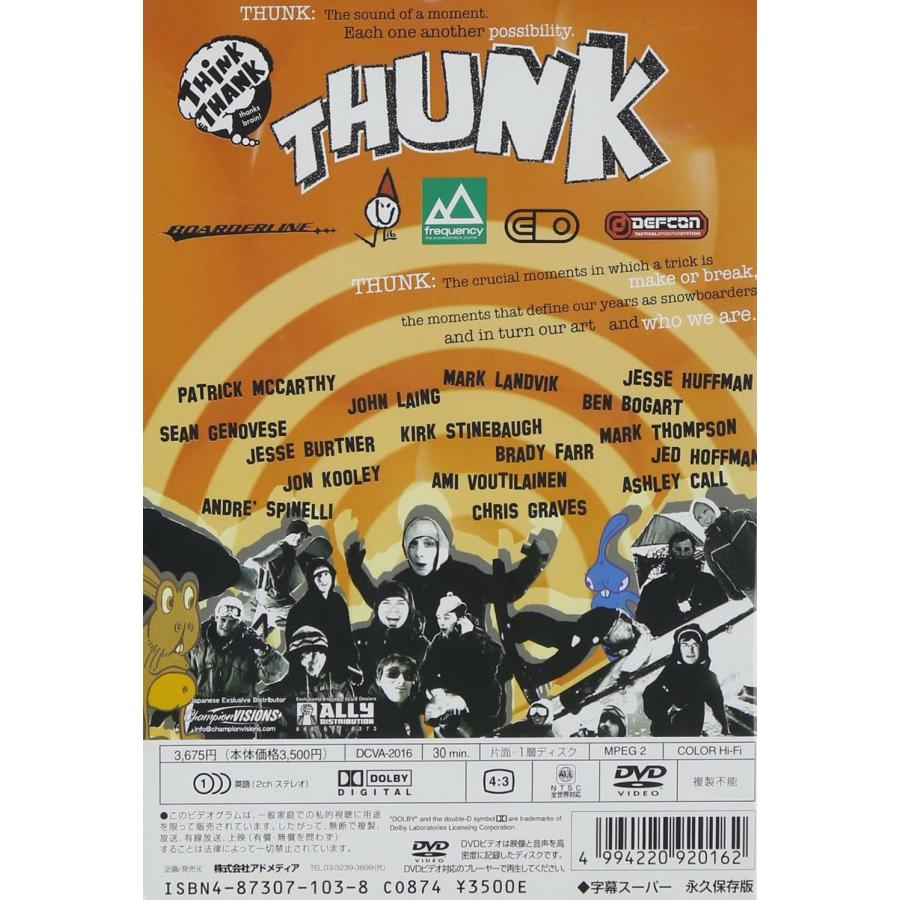 【中古】スノボー スーパートリック THUNK(サンク)2004 USA [DVD]/(帯無し) | ブランド登録なし | 05