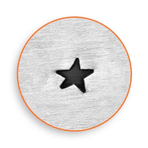彫金刻印 Angled Solid Star＊ゆがんだ星3mm 高品質最新モデル。革細工