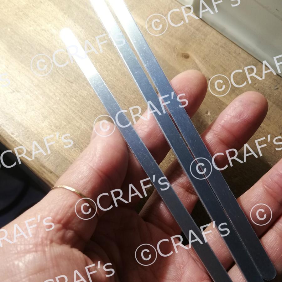 彫金用 Bracelet Stamping Blank＊バングル製作プレート6mm。シルバー色*ImpressArt |  | 03