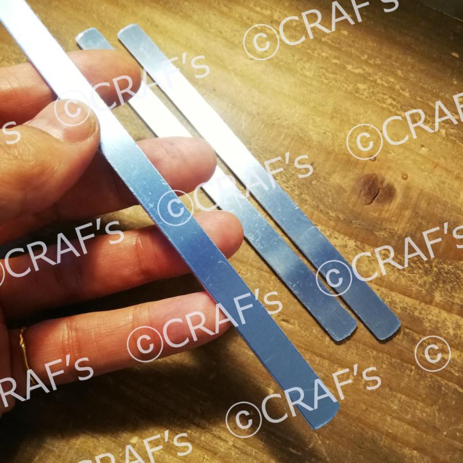 彫金用 Bracelet Stamping Blank＊バングル製作プレート9.5mm。シルバー色*ImpressArt |  | 03