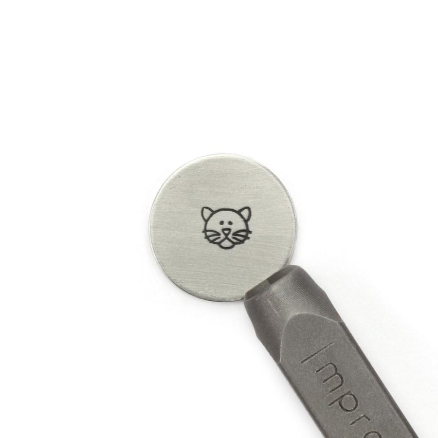 彫金刻印 Cat Face＊猫の顔 高品質最新モデル。革細工/レザークラフトにも*ImpressArt : インプレスアート彫金刻印の専門店 ...