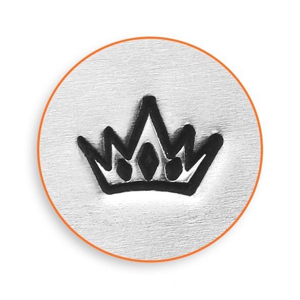 鉄道用金属製鍵 王冠の刻印付き 彫金刻印 Crown＊王冠・クラウン 革細工/レザークラフトにも
