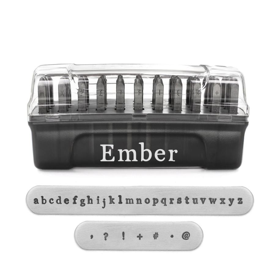 彫金刻印 Ember Letter Low 2.5mm＊エンバーデザインフォント。小さく