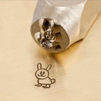 彫金刻印 Hopper Bunny＊ウサギ 革細工/レザークラフトにも*ImpressArt