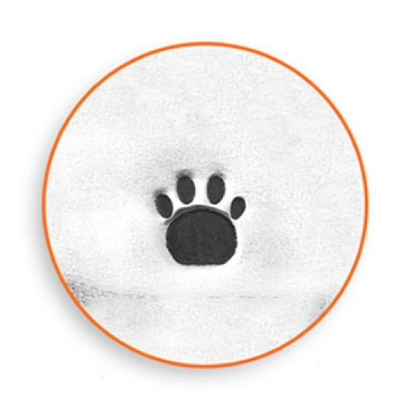 彫金刻印 Paw Print 3mm＊小さい足あと 肉球デザイン　革細工/レザークラフトにも*ImpressArt｜metal-stamp