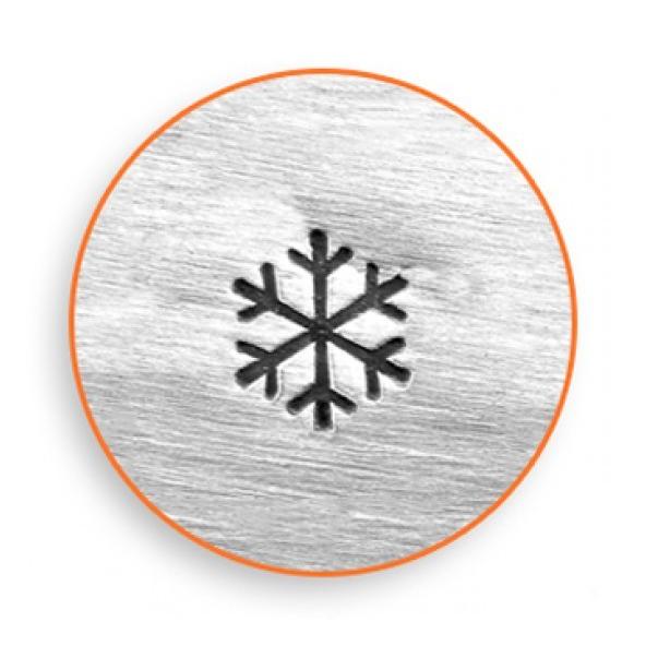 彫金刻印 Snow Flake 3mm＊雪の結晶　革細工/レザークラフトにも*ImpressArt｜metal-stamp