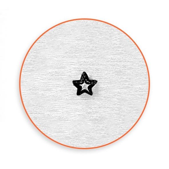 彫金用 Star Outline, 2.5mm＊小さな星のデザイン刻印 革細工/レザー