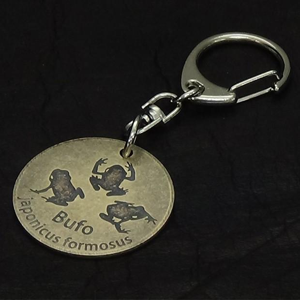 アズマヒキガエル　キーホルダー　/蛙/有尾類/真鍮ブラス/職人手作り/アンティーク加工/かっこいい/しぶい/大人/金属雑貨 |  | 01